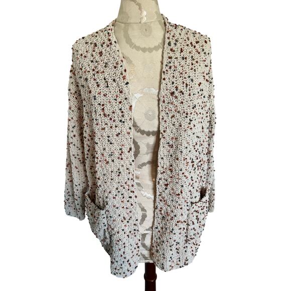 Jessica Simpson Multicolor Open Knit Cardigan XS - Picture 1 of 10